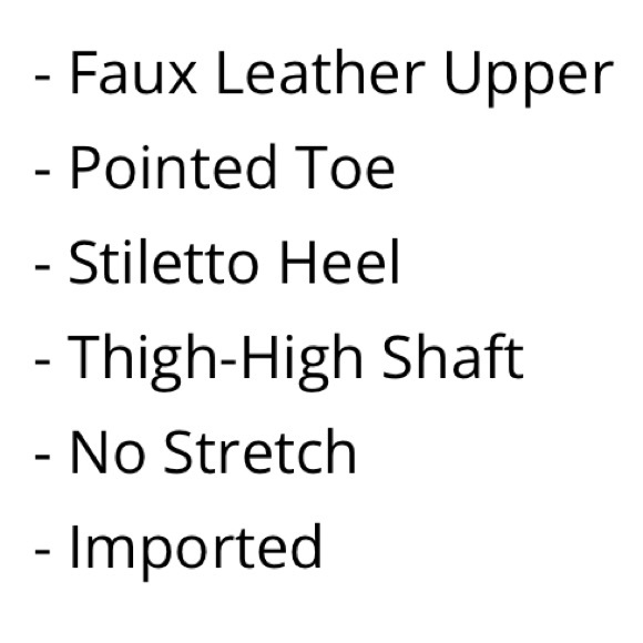 NWT Azalea Wang Elegant Black Over-the-Knee Boots with Silver Studs - Picture 10 of 11